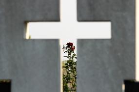 Cross and Roses Monument