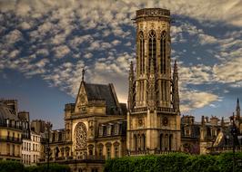 beautiful Paris Church Monument