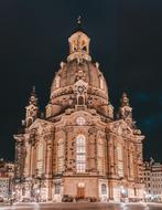 Frauenkirche - a church in Dresden, one of the most significant Lutheran churches of the city