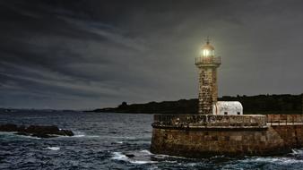 scenic lighthouse in Portugal