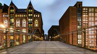 splendid Speicherstadt Hamburg Bridge