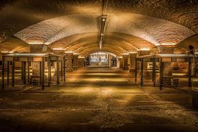 photo of the crypt in St. Michael's Church in Hamburg