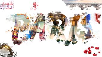 paris, poster, digital art
