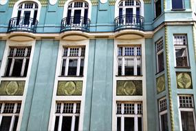 Old House Blue facade, kamienica