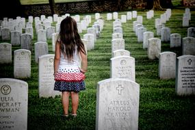 Cemetery National and girl