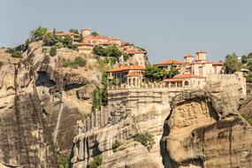 panoramic view of the ancient city of Kalampaka