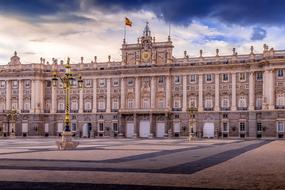 beautiful Royal Palace spain