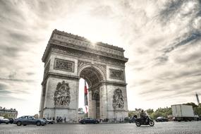 beautiful Arc Triomph Paris