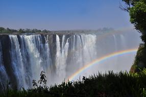 amazing Rainbow Waterfall
