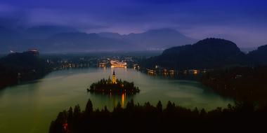 wonderful Lake Bled Slovenia