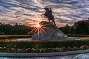 beautiful St Petersburg sunset