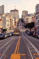 downtown of San Francisco in USA