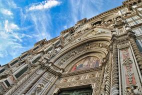 Duomo Florence wall in Italy