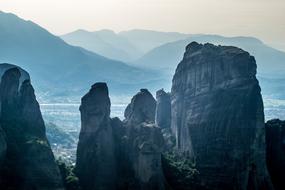 scenic rocks in Greece