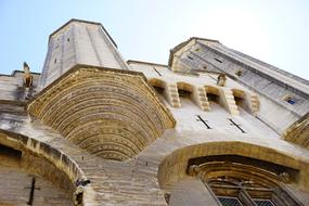 Palais des Papes - a monument of history and architecture in Avignon, France