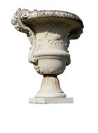 isolated ancient vase