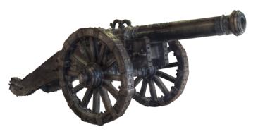antique military gun