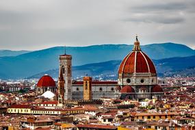 panoramic view of the architecture of florence