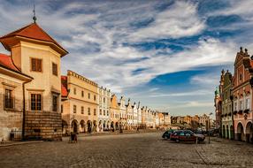 Telc - a museum city in the Czech Republic, the country's first World Heritage site