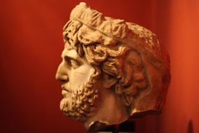 Sculpture of man Head Bust