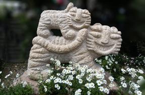 Gujeolcho Tiger Mom stone figure