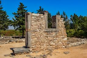 Cyprus Apollo Hylates Sanctuary on a sunny day