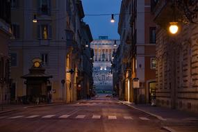 Street at Dawn Sunrise