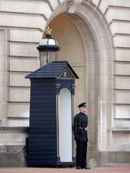 royal guard at Buckingham palace in London