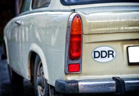 Trabant 601 glossy retro car taillights