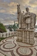 Monument in Budapest Statue
