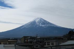 view of picturesque Fuji mountain