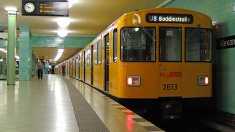 Alexanderplatz metro station in Berlin, Germany