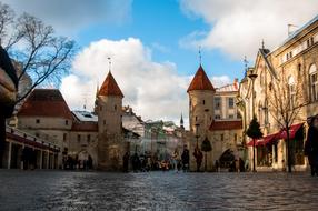 medieval historical architecture Talin, Estonia