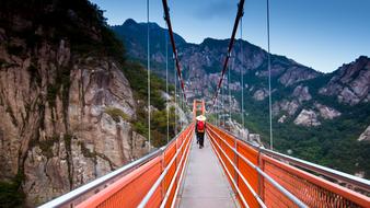 Gureumdari Bridge in Korean National Park