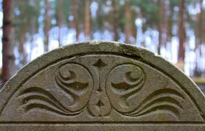 pattern on a stone board