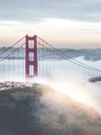 beautiful Golden Gate fog