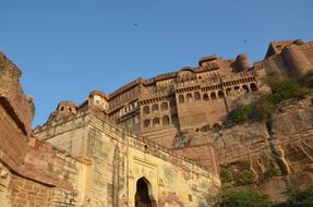 walls of an ancient castle