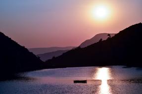 Kumbhalgarh fort in the evening, India