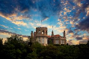 Castle History and amazing sky