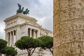 Capitol with Trajan sculpture