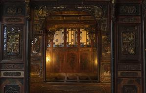 wood vintage interior in china