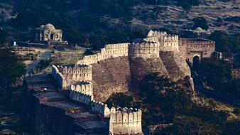 Kumbhalgarh is a Fortress in Kila Kumbhalgarh, India