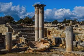 Apollo Hylates, ruin of ancient greek Sanctuary, Cyprus