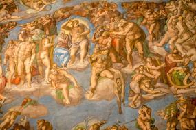 Vatican Sistine Chapel close-up