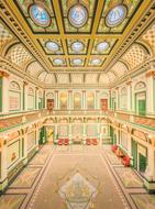 beautiful colorful Halifax Town Hall