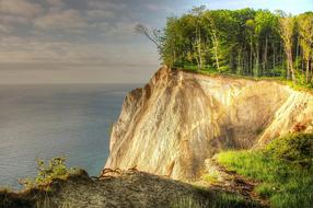 Mon Denmark Rock on Baltic sea