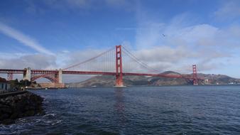 splendid golden gate Bridge over Waters, usa, california, san francisco