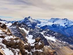 beautiful Snow Mountain Peak