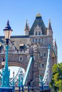 lanterns on Tower Bridge, uk, england, London