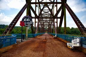 magnificent Chain Of Rocks Bridge